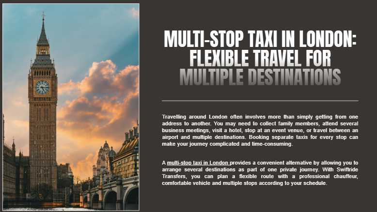 multi-stop taxi London